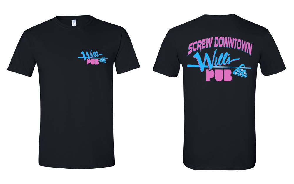 Will's Pub - Screw Downtown Throwback (Black)